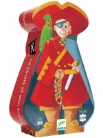 Djeco Djeco 7220 Silhouet puzzel - De piraat en zijn schat (36 stukjes)