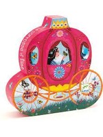 Djeco Djeco 7254 Silhouet puzzel - Elise's koets (54 stukjes)