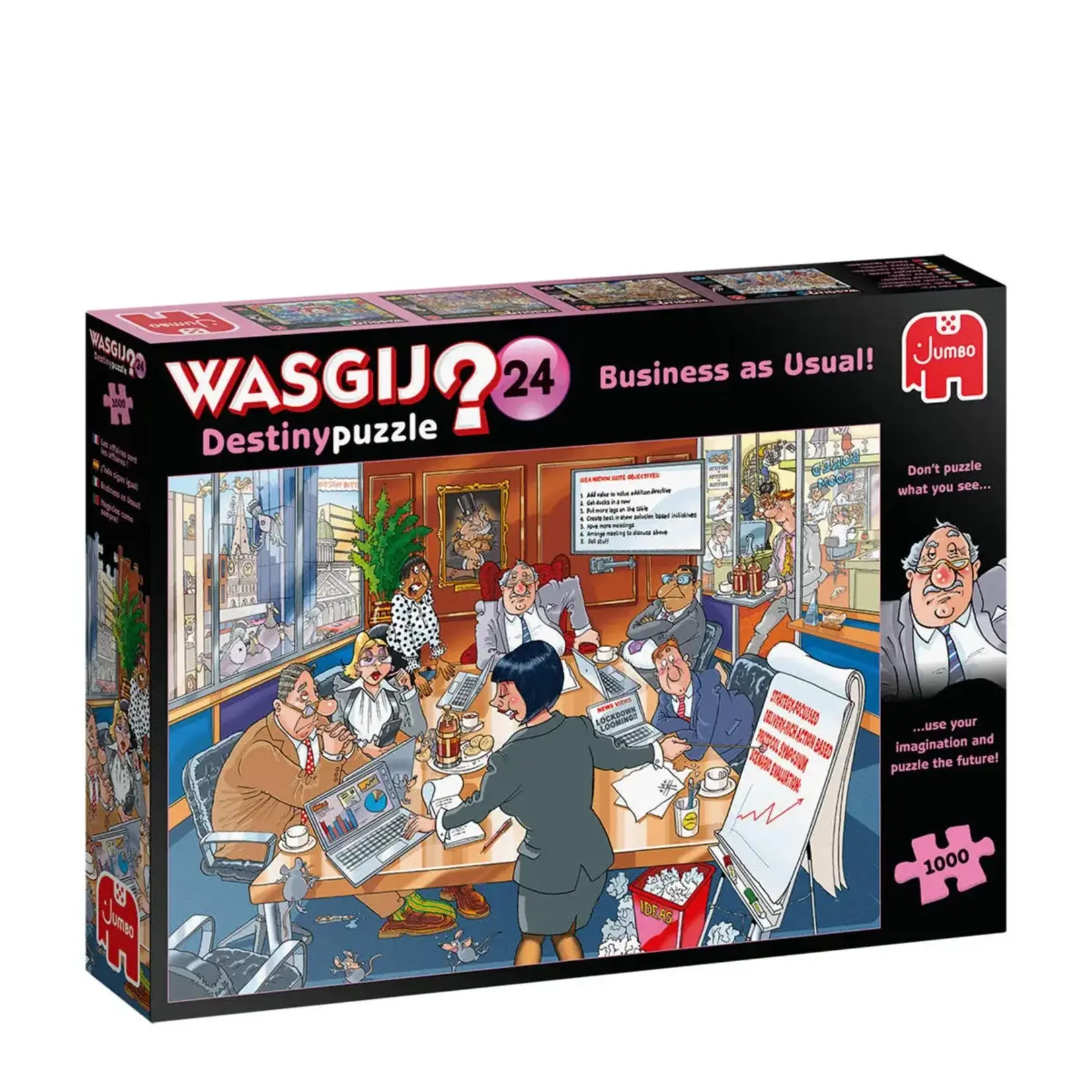 Jumbo Wasgij puzzel Destiny 24 - Business as usual! (1000 stukjes)