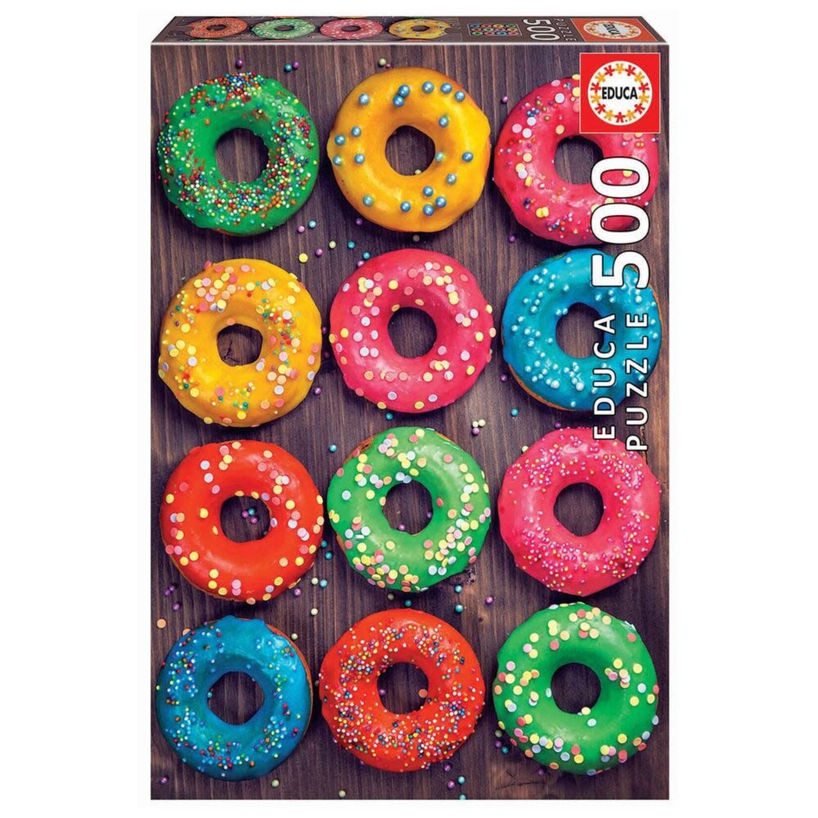 Educa Educa Puzzel Gekleurde Donuts (500 stukjes)