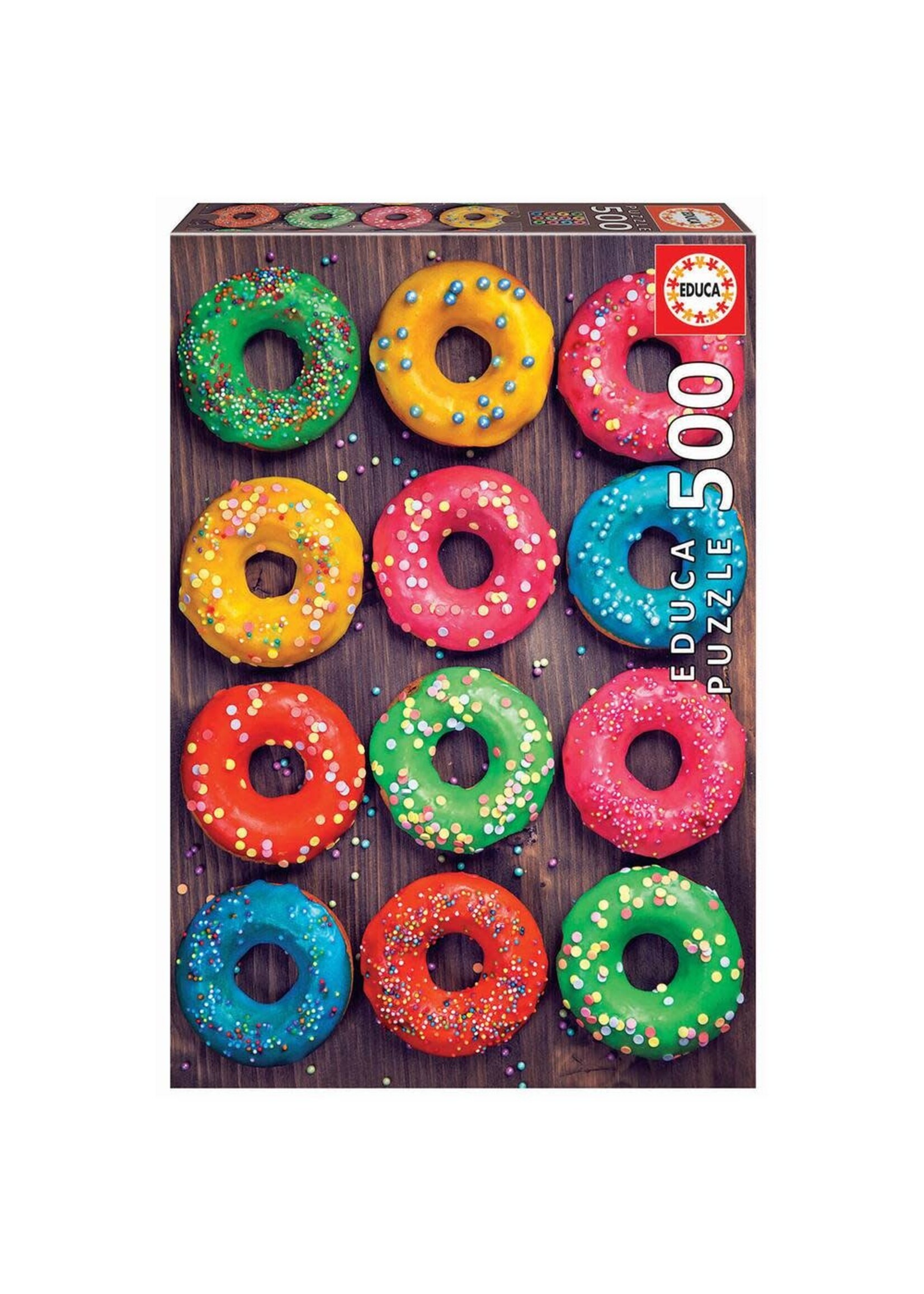 Educa Educa Puzzel Gekleurde Donuts (500 stukjes)
