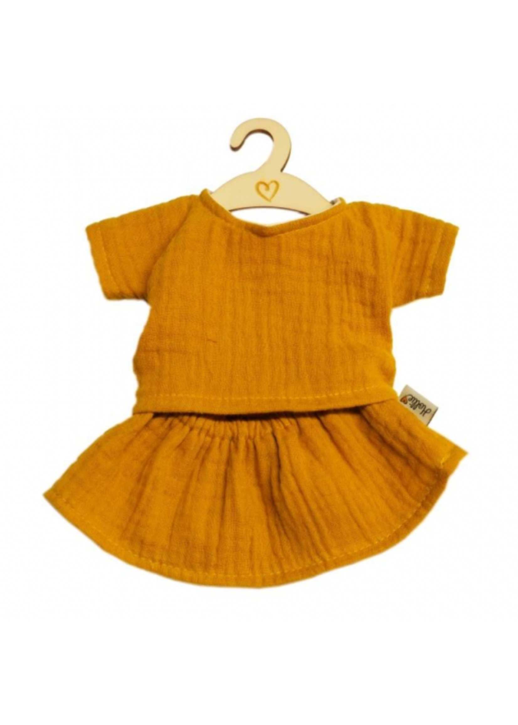 Hollie Hollie Setje met rok ochre 34 cm