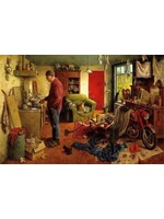 Art Revisited Art puzzel Marius van Dokkum - Mannenhuishouding (1000 stukjes)
