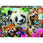 Educa Educa puzzel - Black eyed  friends selfie (300 stukjes)