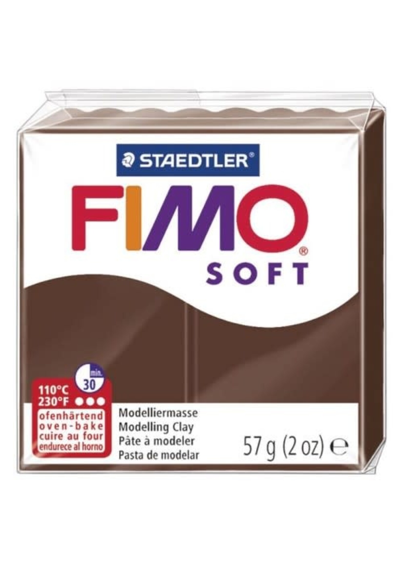 Fimo Fimo - Soft boetseerklei 56 gram Choco