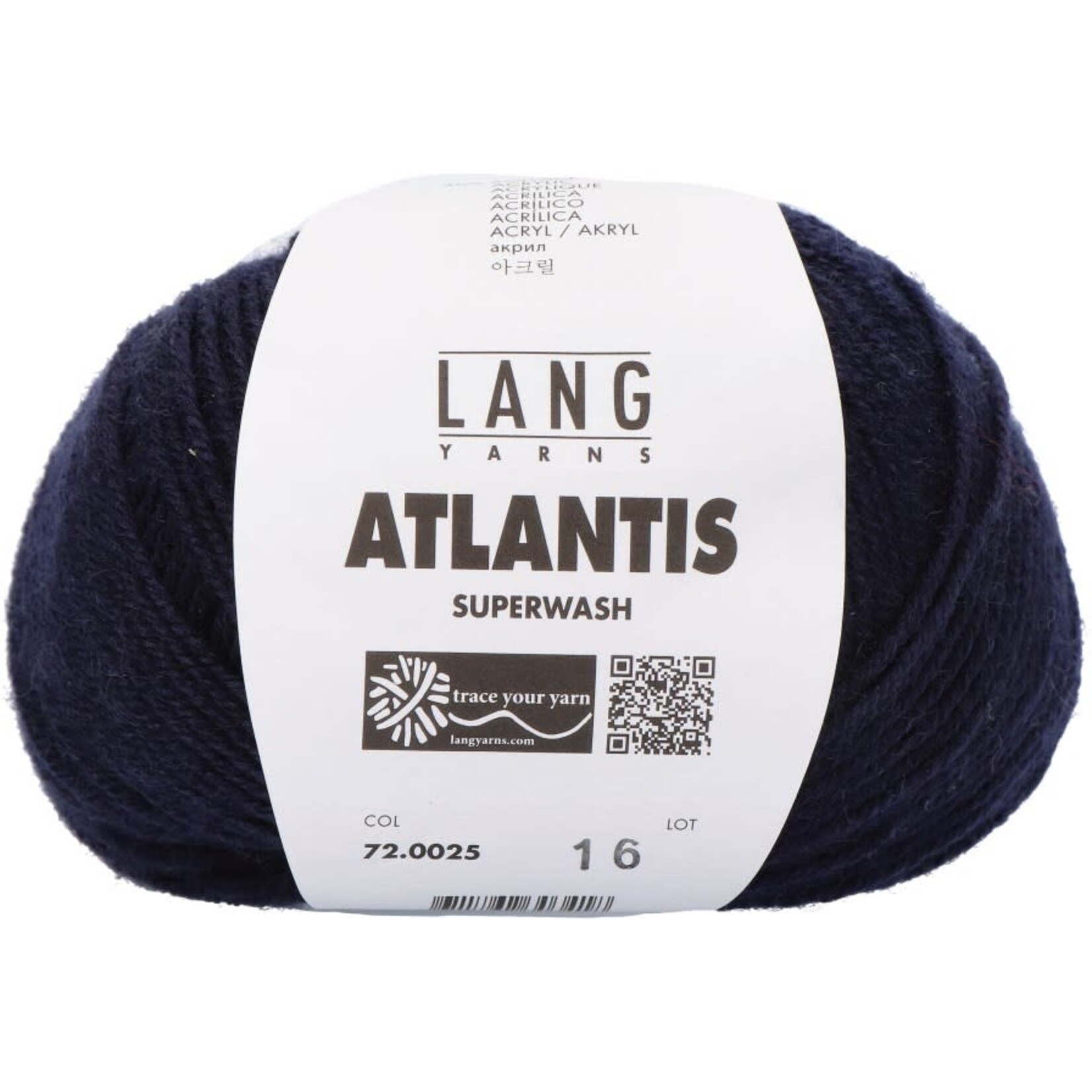 LangYarns Lang Yarns - Atlantis 50 gram Marine blauw