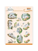 Amy Design 3D Cutting Sheet - Amy Design - Elegant Swans - Swans Family