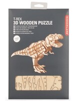 Kikkerland Kikkerland - houten 3D puzzel - T-rex