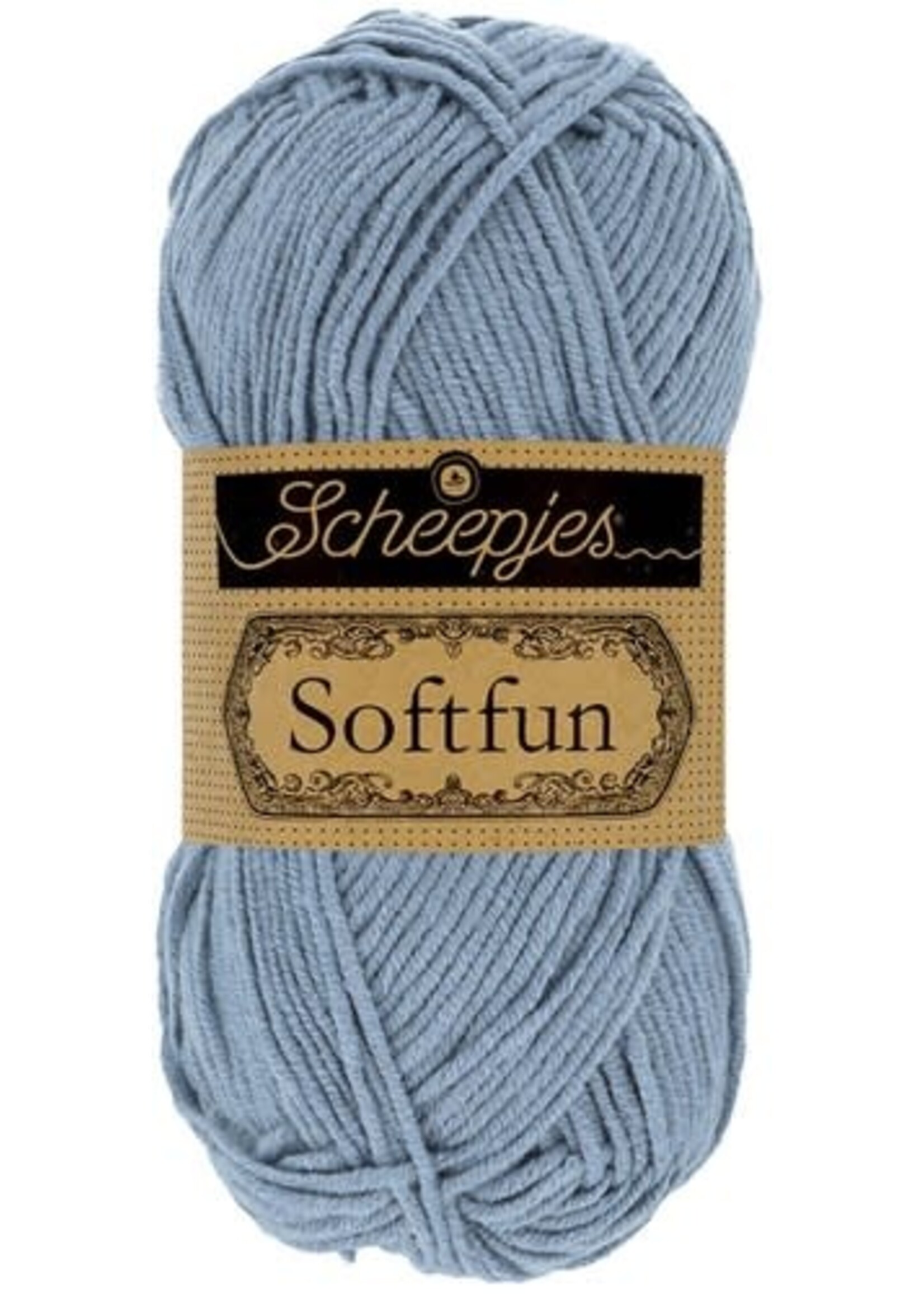 Scheepjes Scheepjes - Softfun 50 gram Slate Blue (Blauw, Grijs)