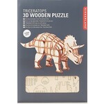 Kikkerland Kikkerland - houten 3D puzzel - Triceratops