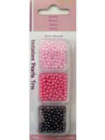 Jalekro Trio doosje parels 3 mm