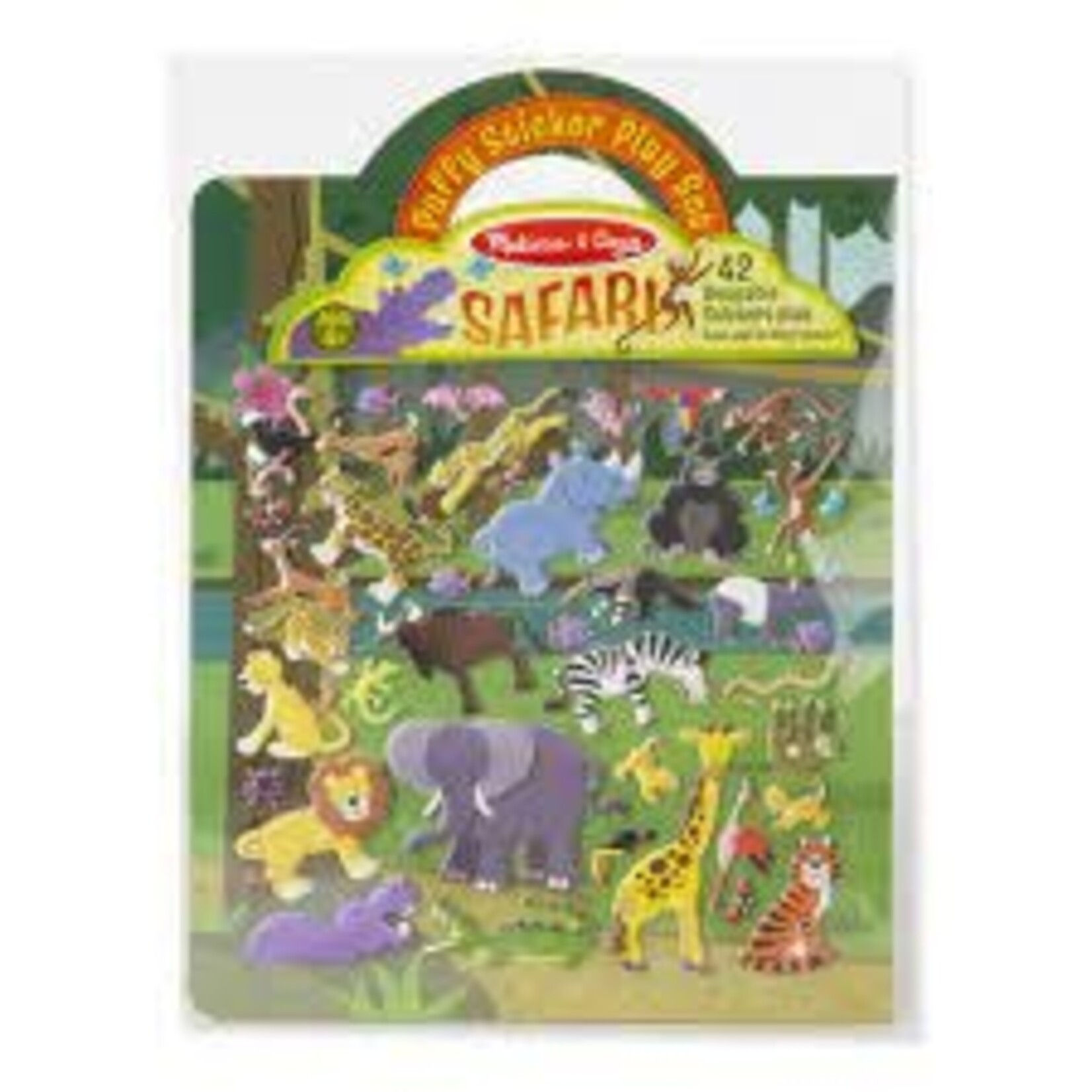 Melissa & Doug Melissa & Doug Herbruikbaar Puffy Stickerset Safari