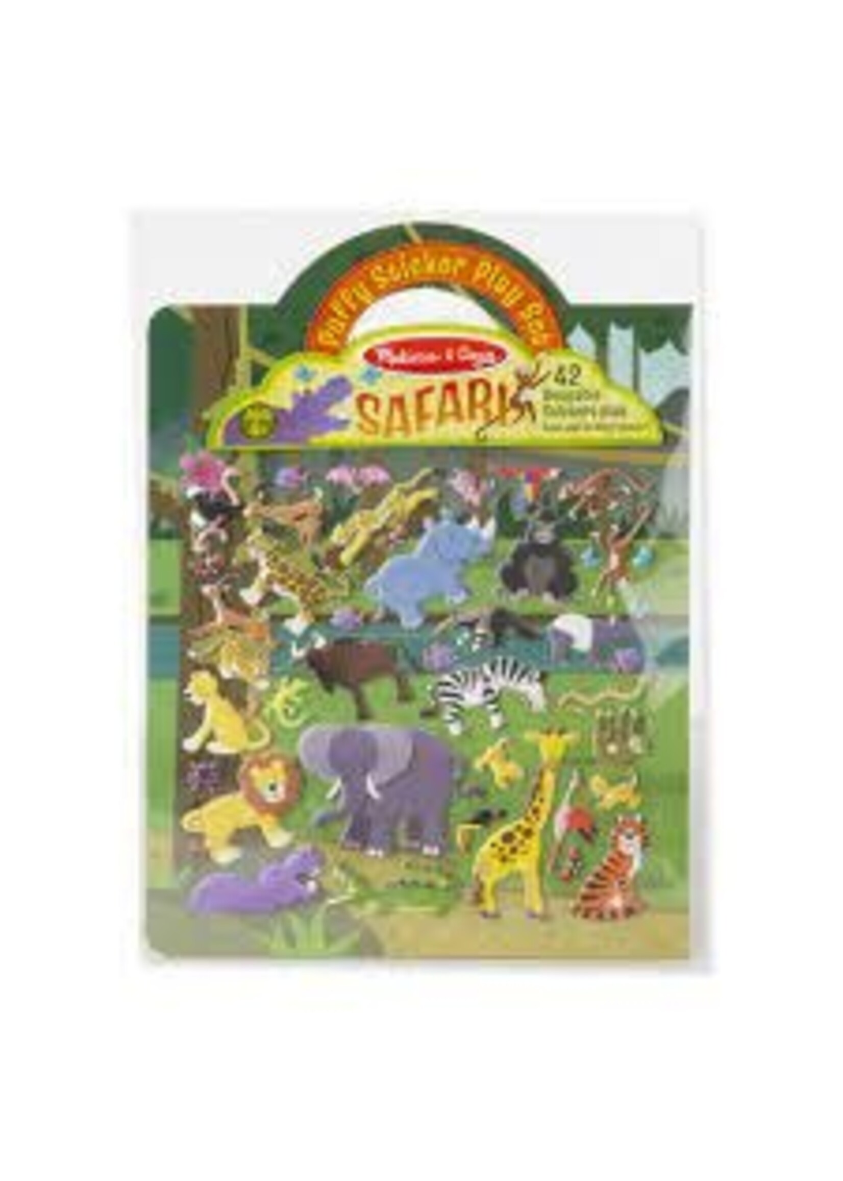 Melissa & Doug Melissa & Doug Herbruikbaar Puffy Stickerset Safari