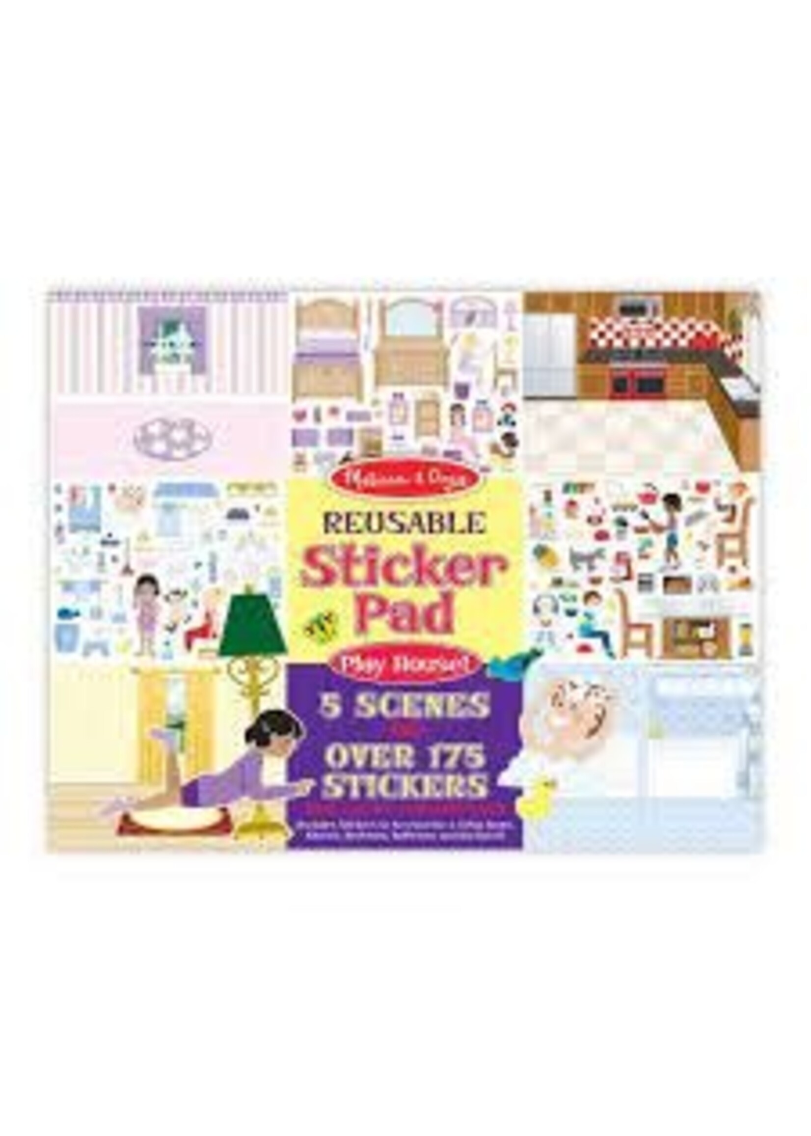Melissa & Doug Melissa & Doug Herbruikbare Stickers In en om het Huis