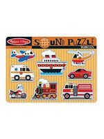 Melissa & Doug Melissa & Doug Geluidpuzzel Voertuigen