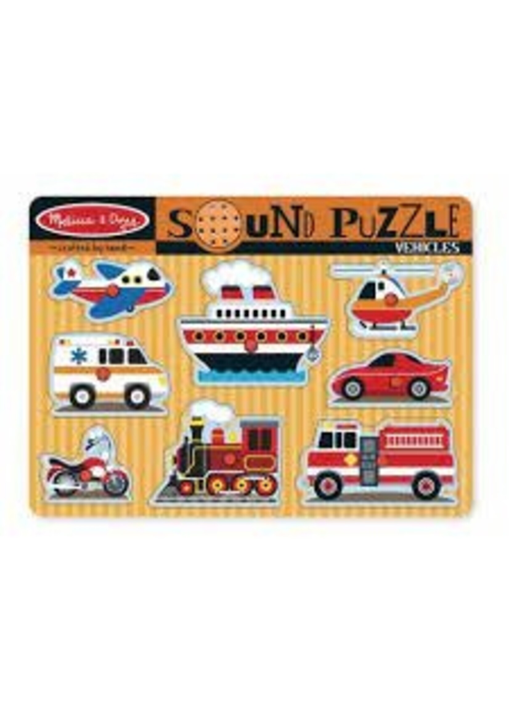 Melissa & Doug Melissa & Doug Geluidpuzzel Voertuigen