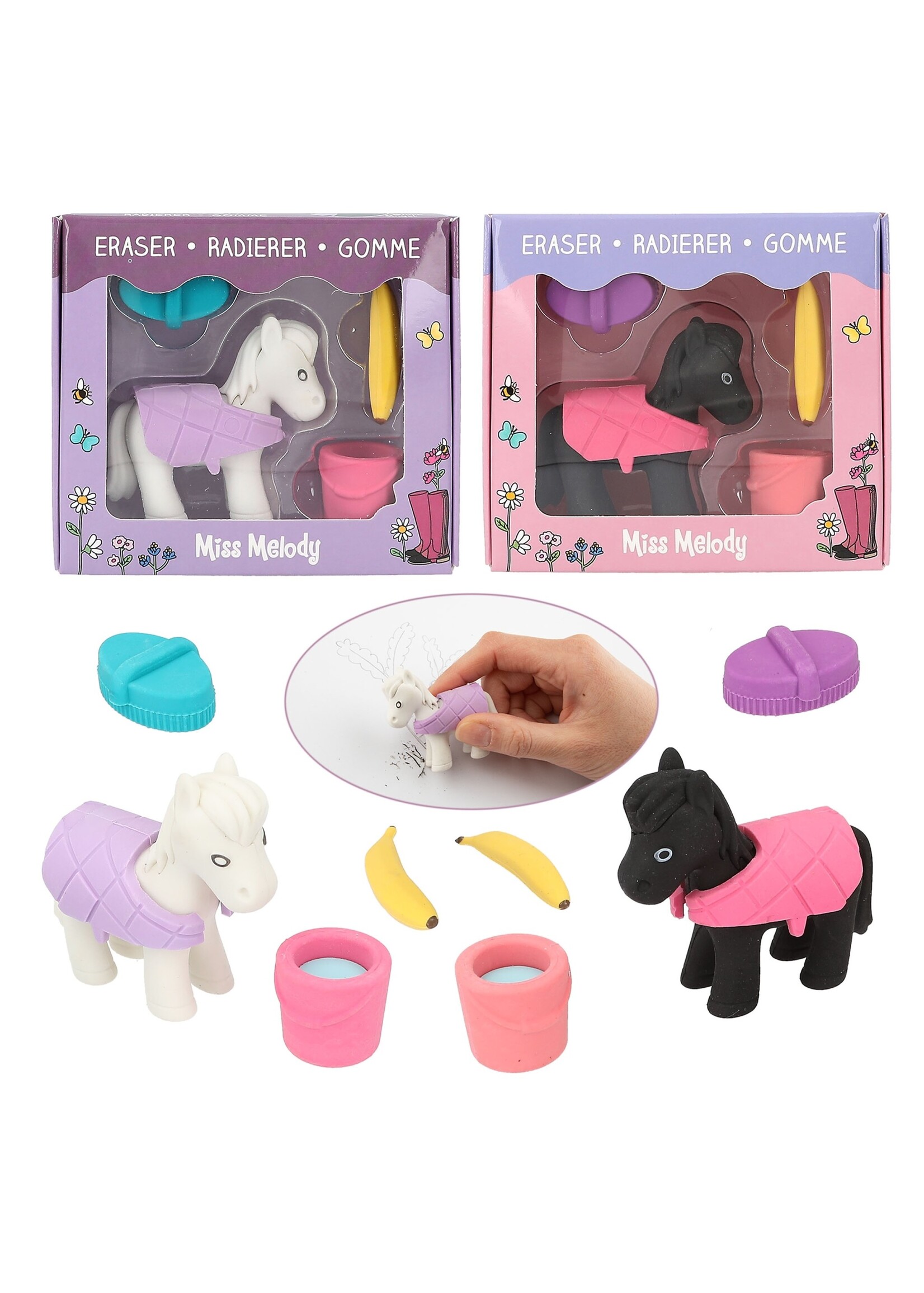 TopModel Miss Melody set met gummetjes