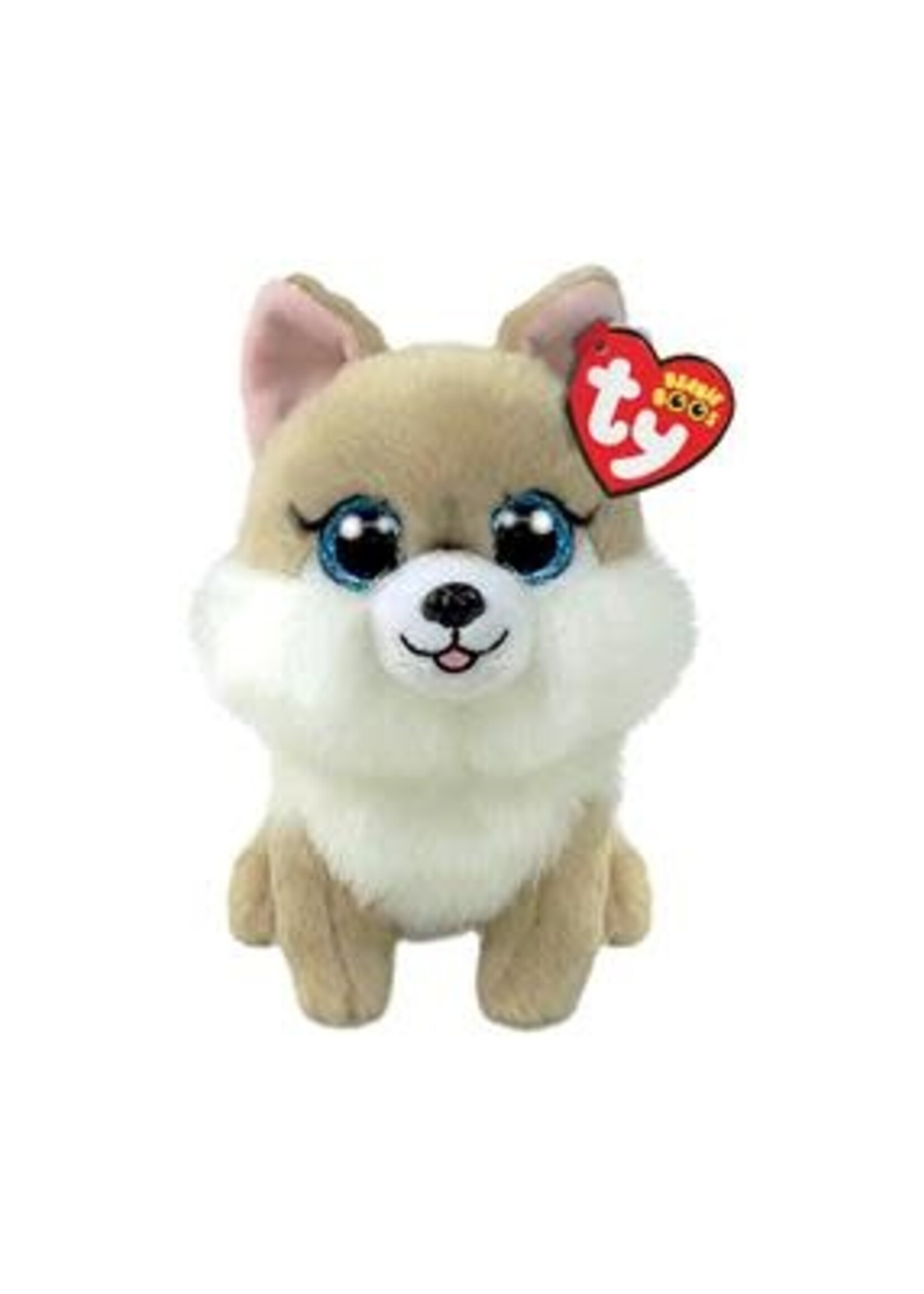 Peluche Ty Beanie Boo's Rory | Perro De San Valentín Con Corazón | Tamaño 15 Cm | Regalo Adorable Para Parejas Y Coleccionistas