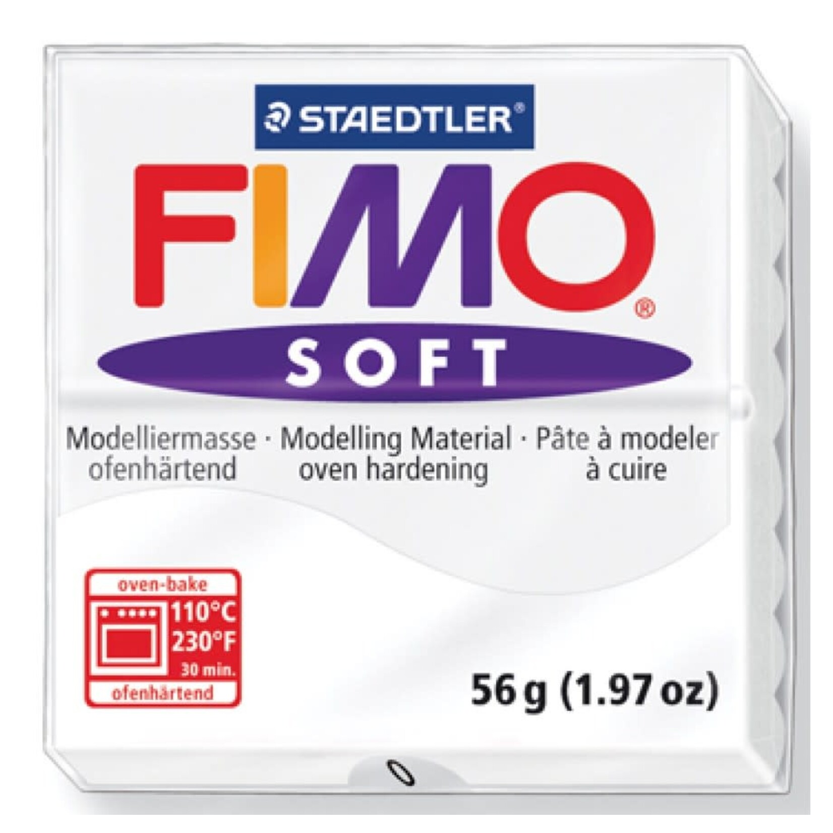 Fimo Fimo - Soft boetseerklei 56 gram White