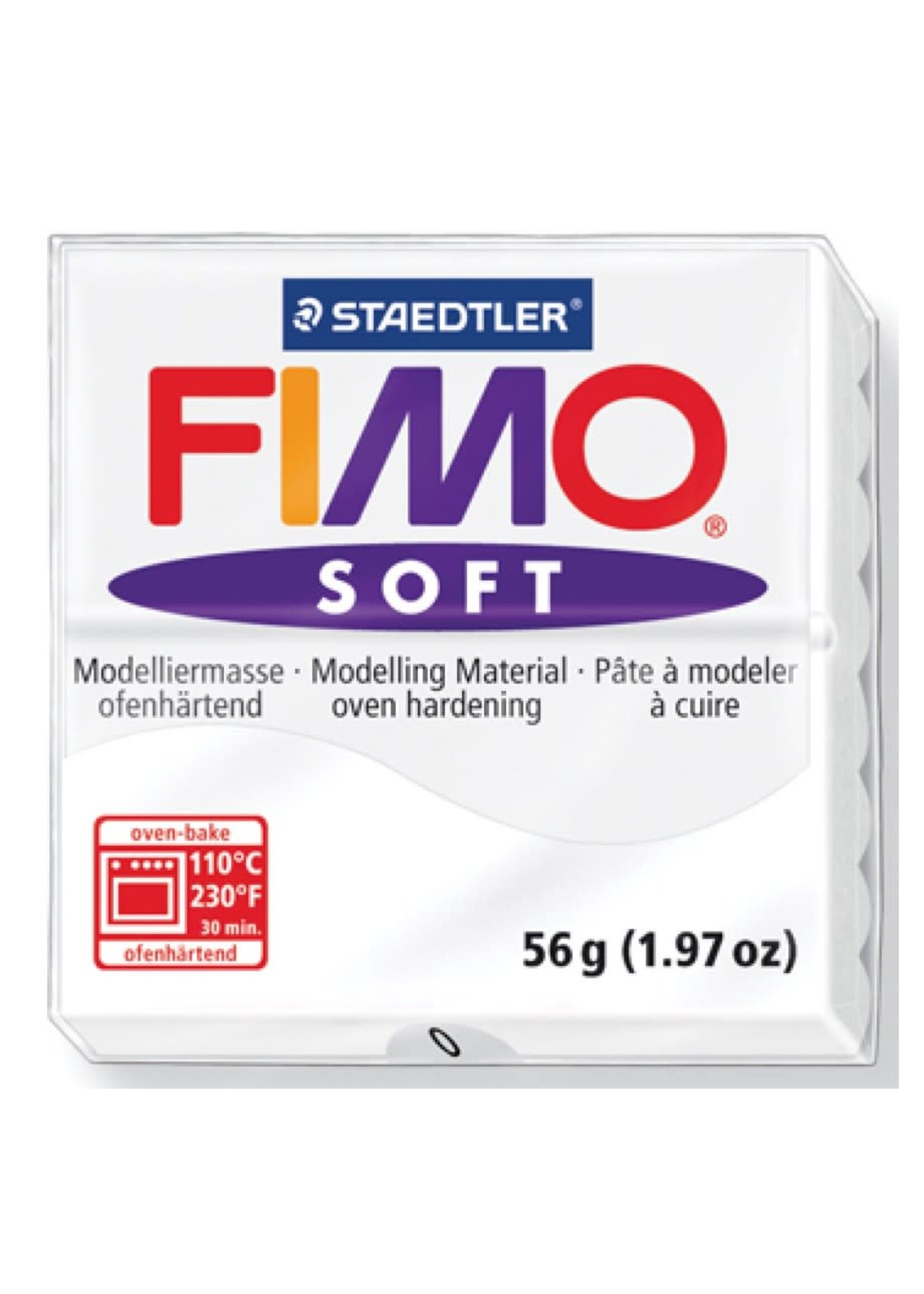Fimo Fimo - Soft boetseerklei 56 gram White