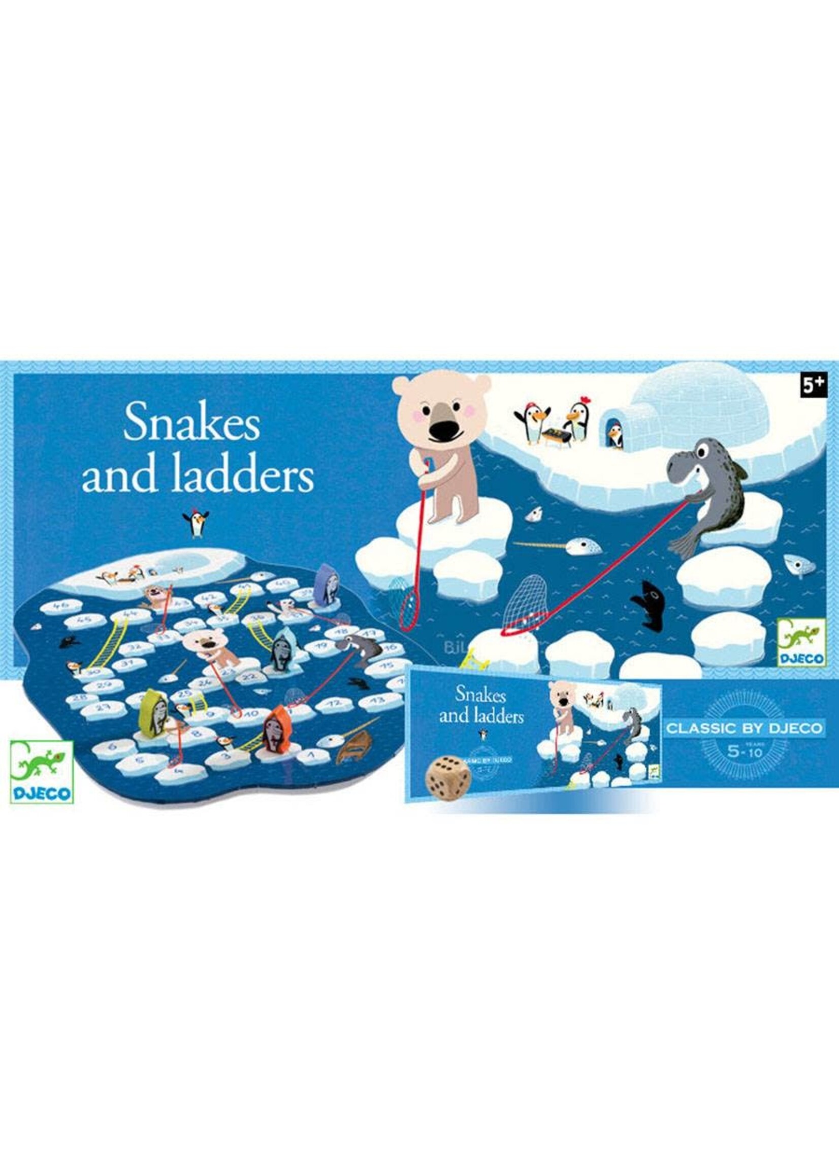 Djeco Djeco 5208 Klassieke spellen - Snakes and ladders