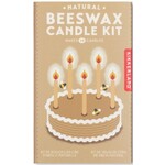 Kikkerland Kikkerland - Natural Beeswax Candle Kit - Yellow