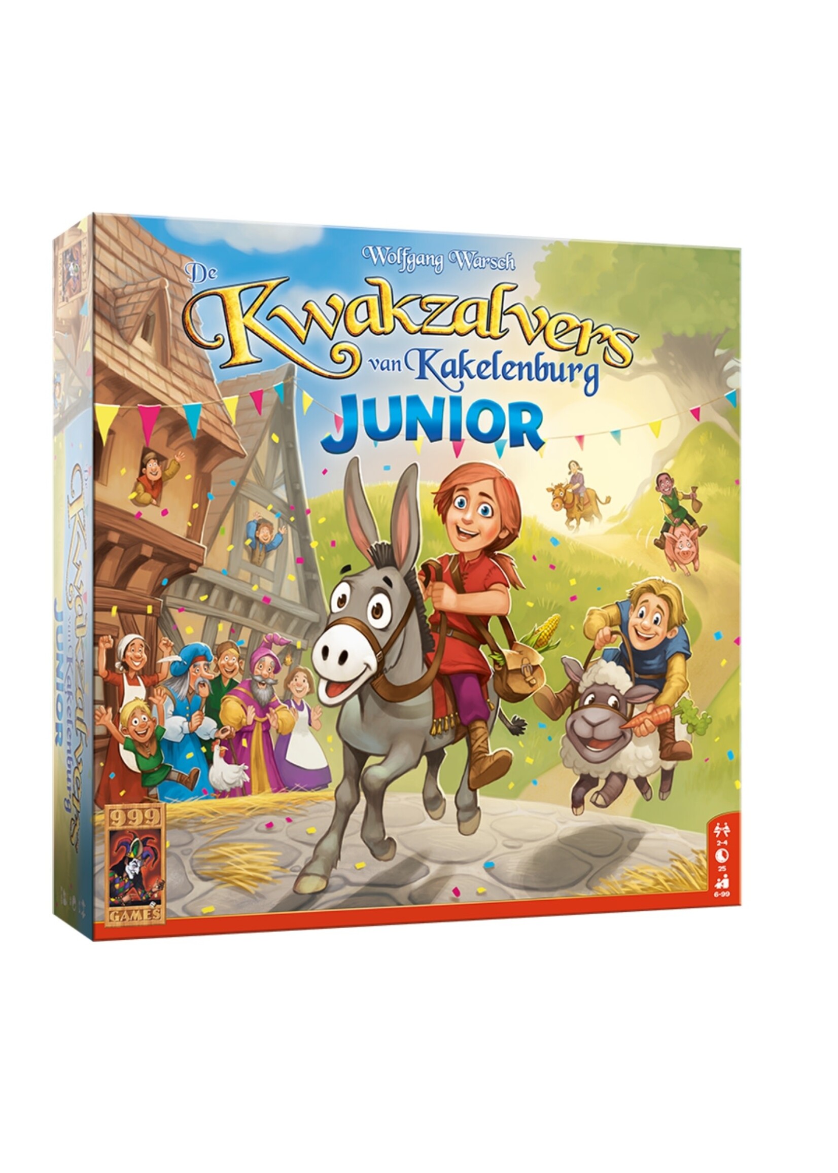 999 Games 999 games De Kwakzalvers van Kakelenburg Junior - Bordspel