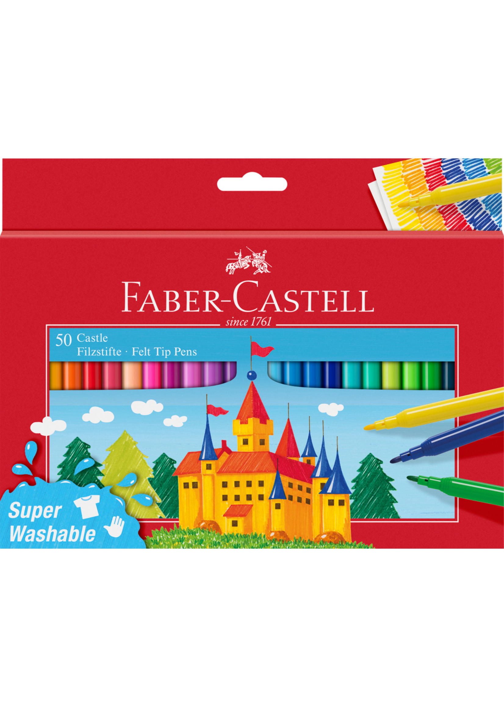 Faber-Castell Faber-Castell Viltstiften (50 stuks)
