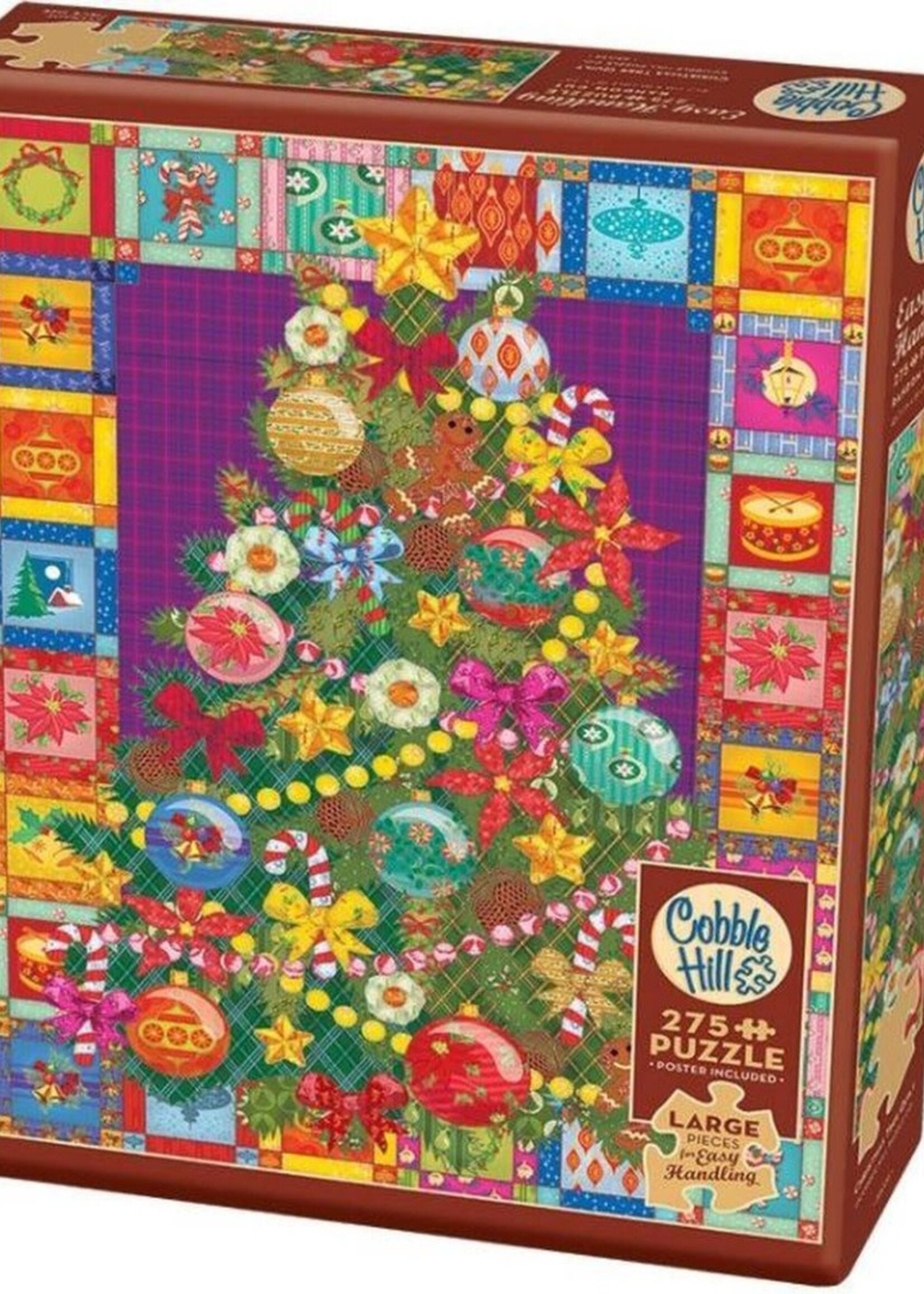 Cobble Hill Cobble Hill puzzel Christmas Tree Quilt  (275 XXL stukjes)