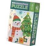 Crocodile Creek Crocodile Creek Holografische puzzel Sneeuwpop (50 stukjes)