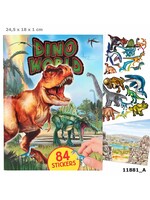 Dino World Dino World stickerboek met puffy stickers