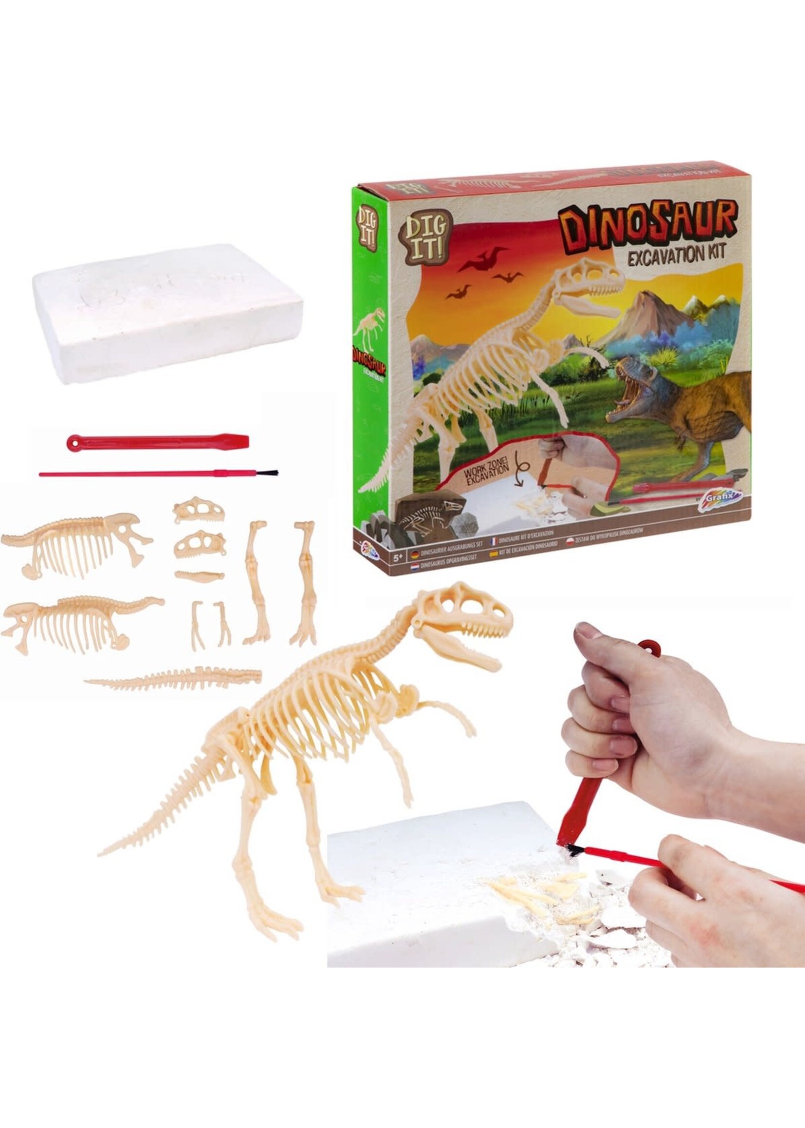 Grafix Dinosaurus opgravingsset