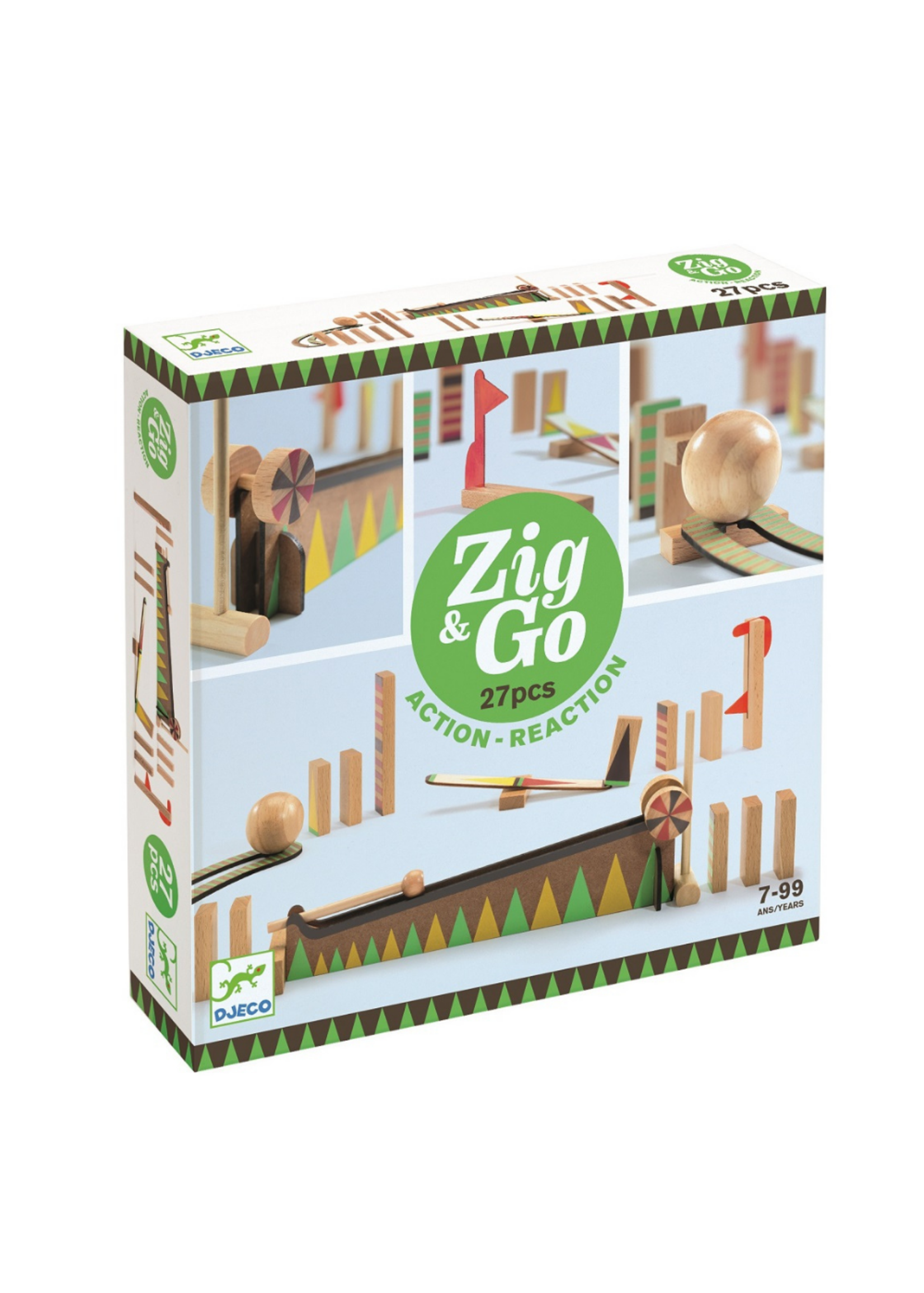 Djeco Djeco 5641 Zig &  Go Kettingreactie Bouwspel (27 delig)