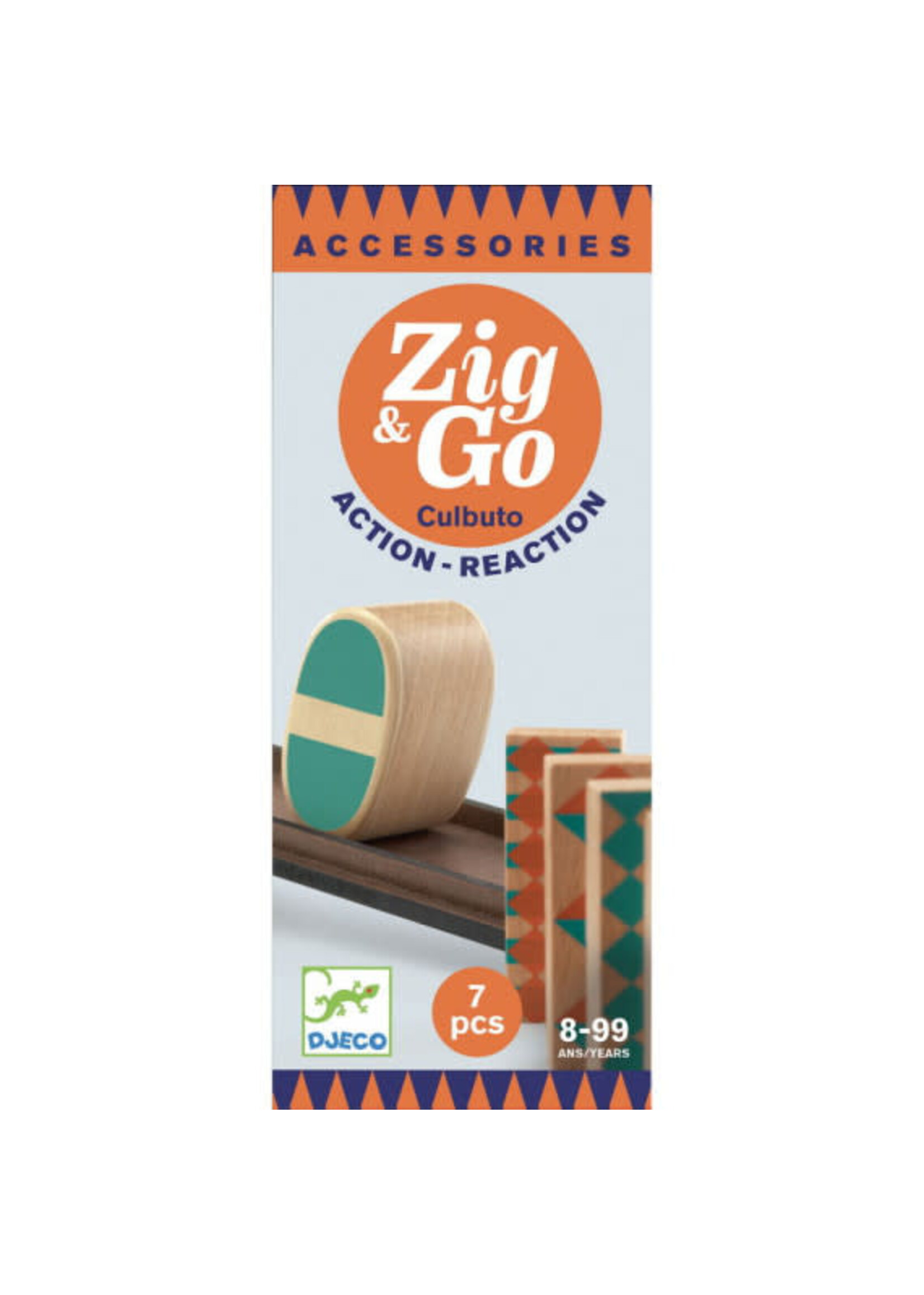 Djeco Djeco 5648 Zig & Go Kettingreactie Bouwspel - Accessoires (7 delig)