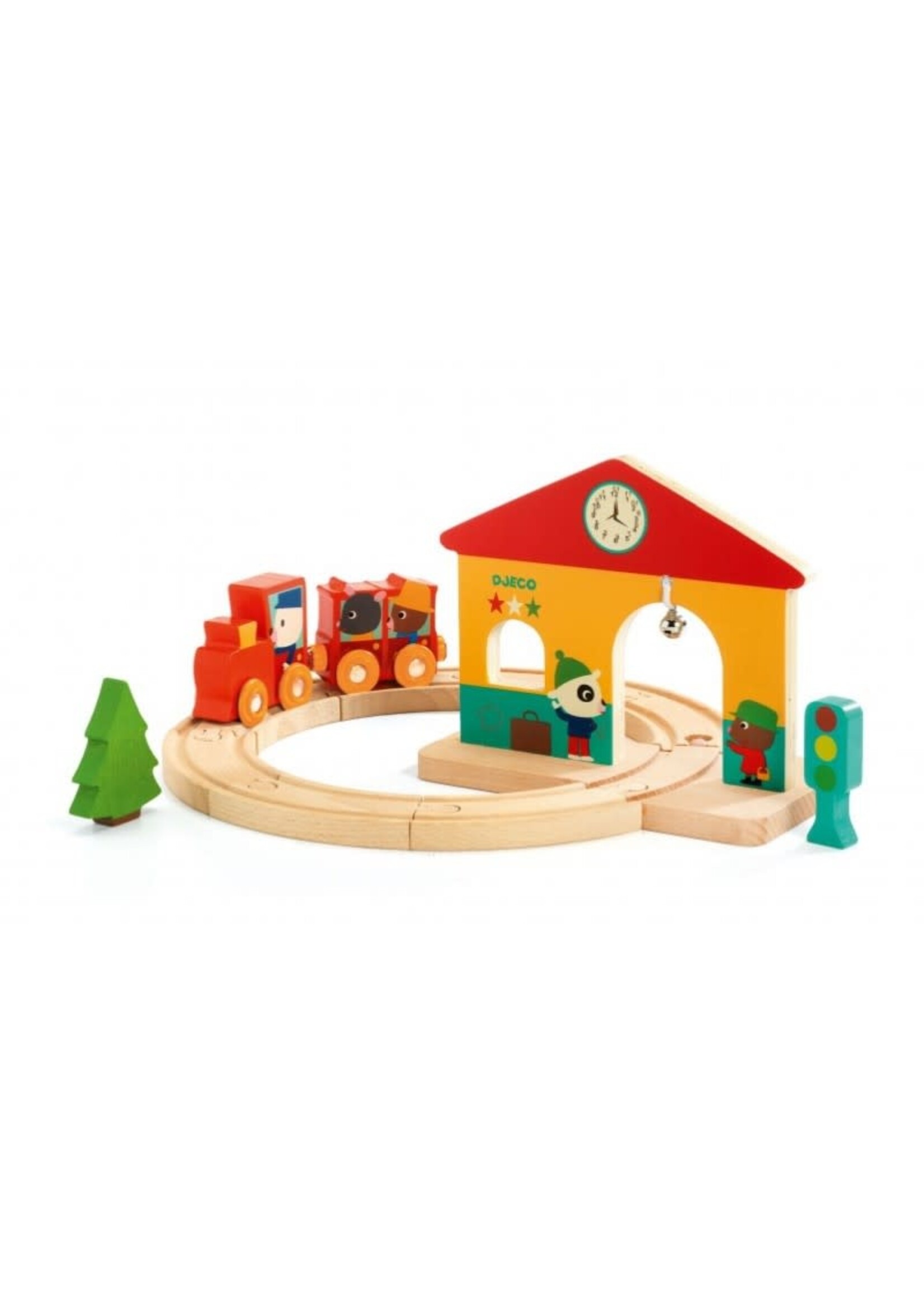 Djeco Djeco 6389 Houten mini trein spel