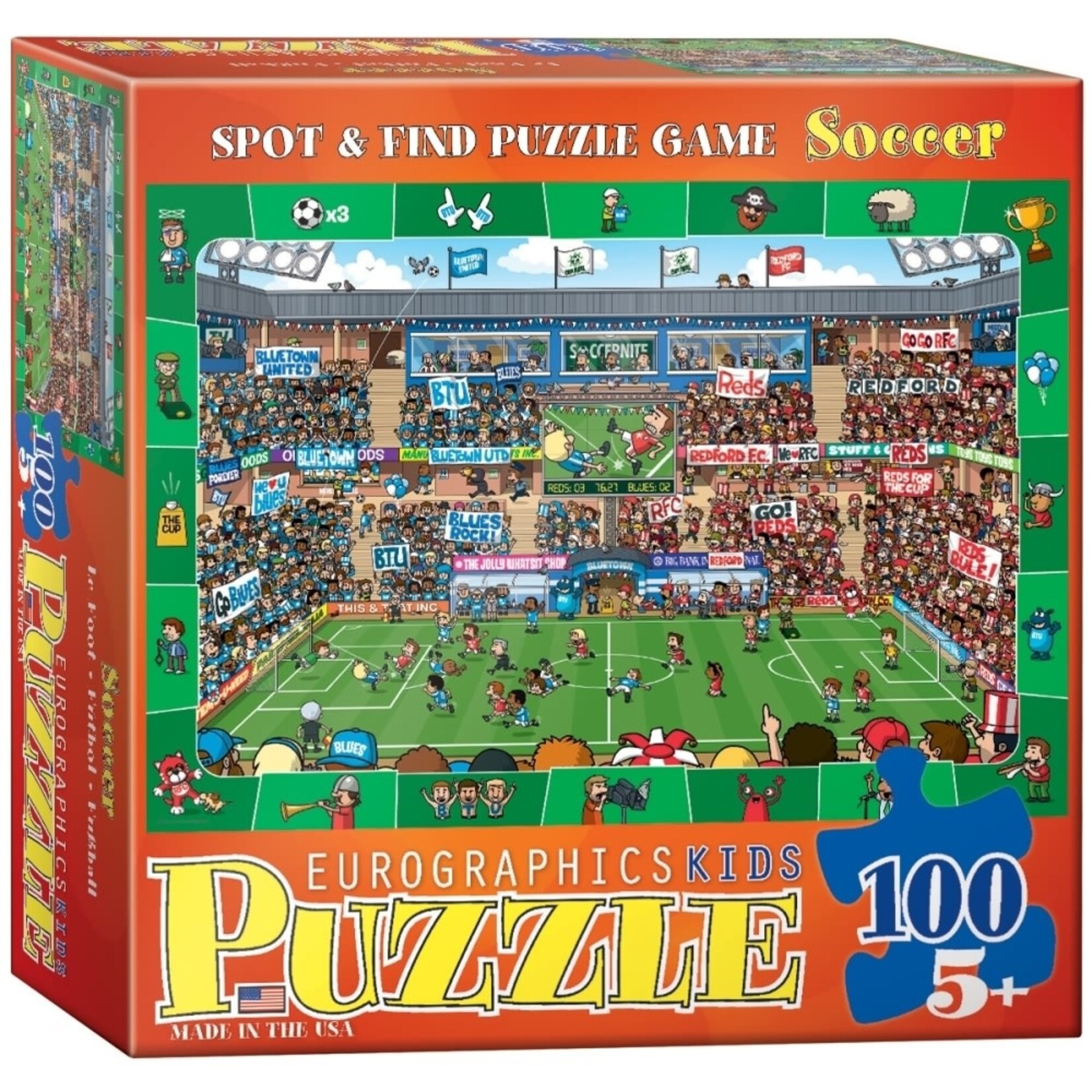 Eurographics Eurographics Kids Puzzel Voetbal (100 stukjes)