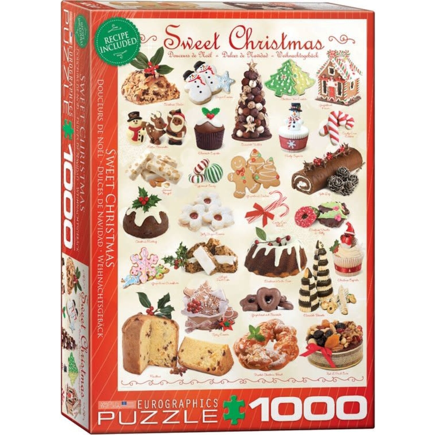 Eurographics Eurographics puzzel  Sweet Christmas (1000 stukjes)