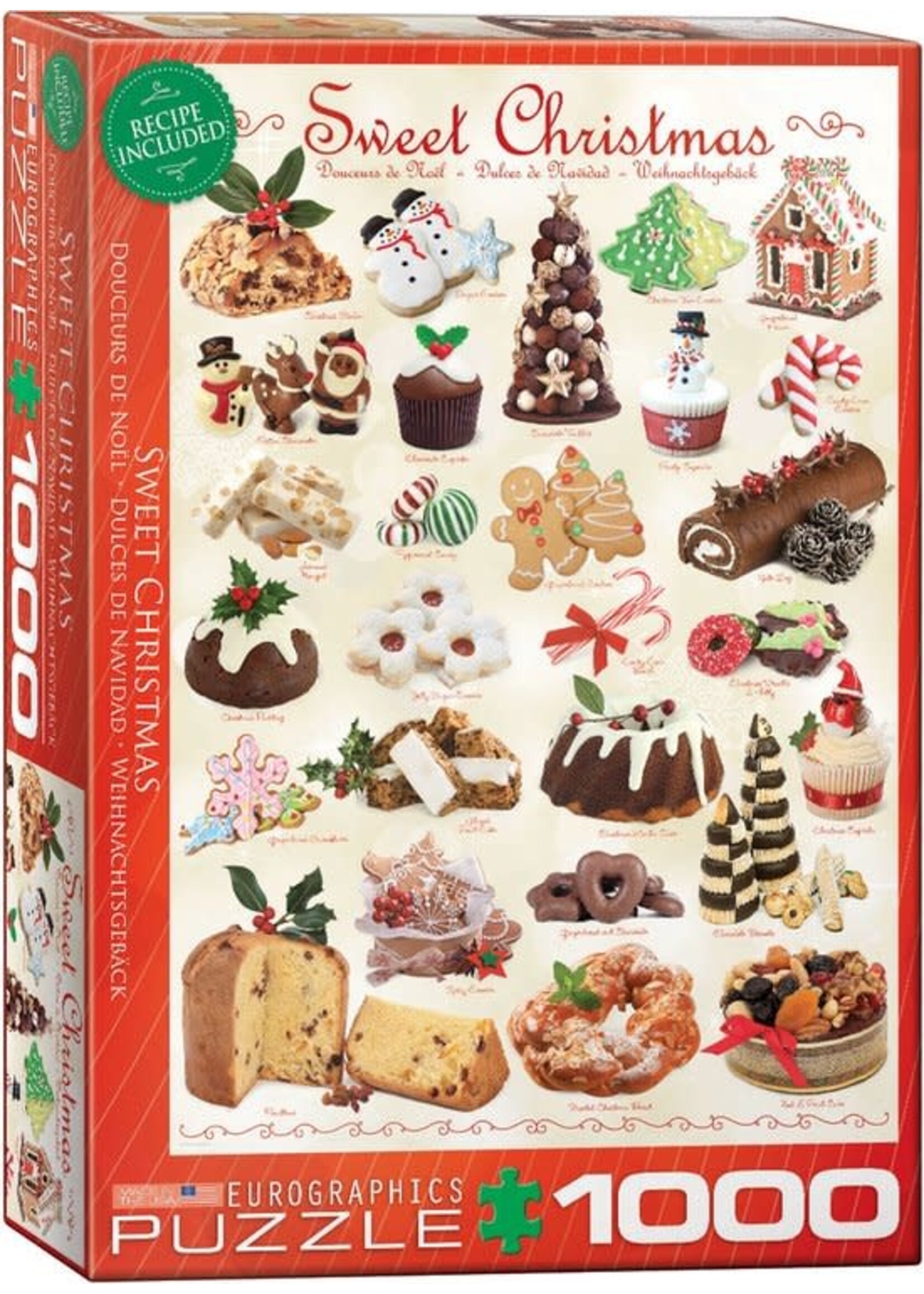 Eurographics Eurographics puzzel  Sweet Christmas (1000 stukjes)