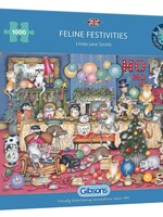 Gibsons Gibsons Puzzel Feline Festivities (1000 stukjes)