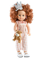 Paola Reina Paola Reina Pop Soy Tu Becca met teddybeer (42 cm)