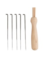 Hobbygroep Viltnaaldhouder medium (hout)