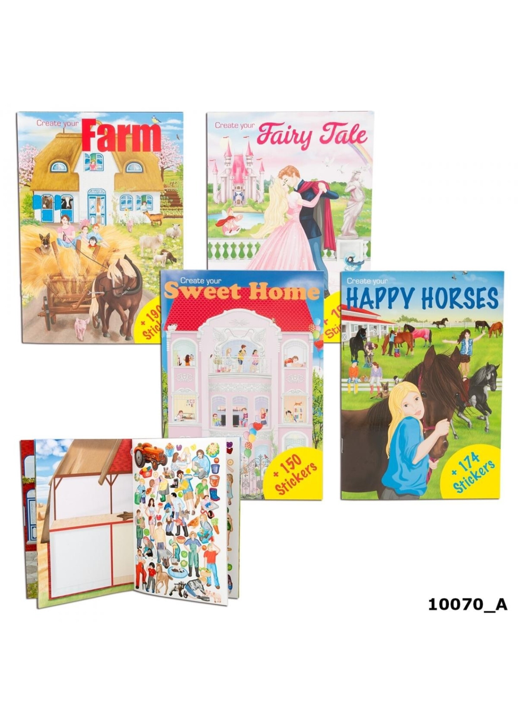 TopModel Create your mini stickerworld