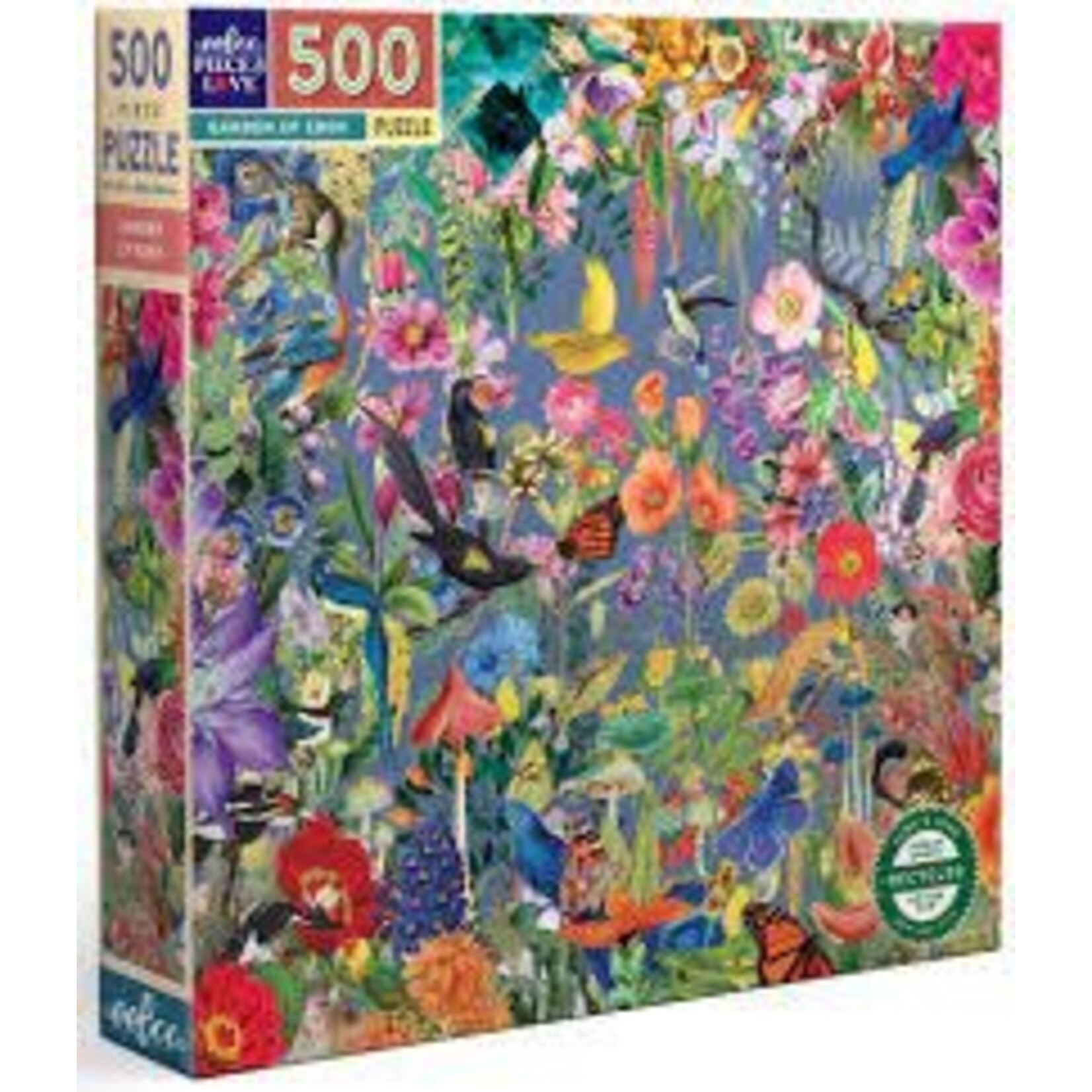 Eeboo Eeboo Puzzel Garden of eden (500 stukjes)