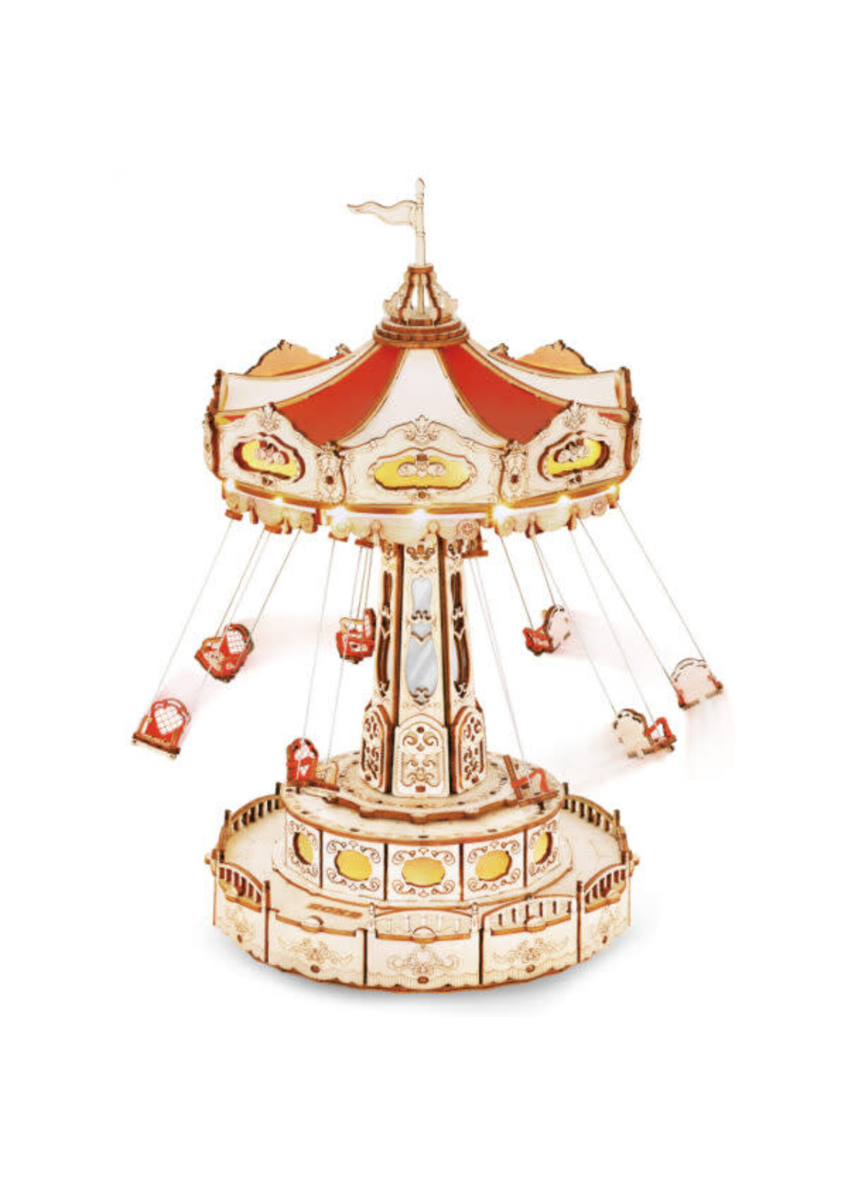 Rolife Robotime - Swing Ride (houten bouwpakket)