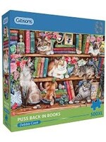 Gibsons Gibsons Puzzel Puss Back in Books (500XL Stukjes)