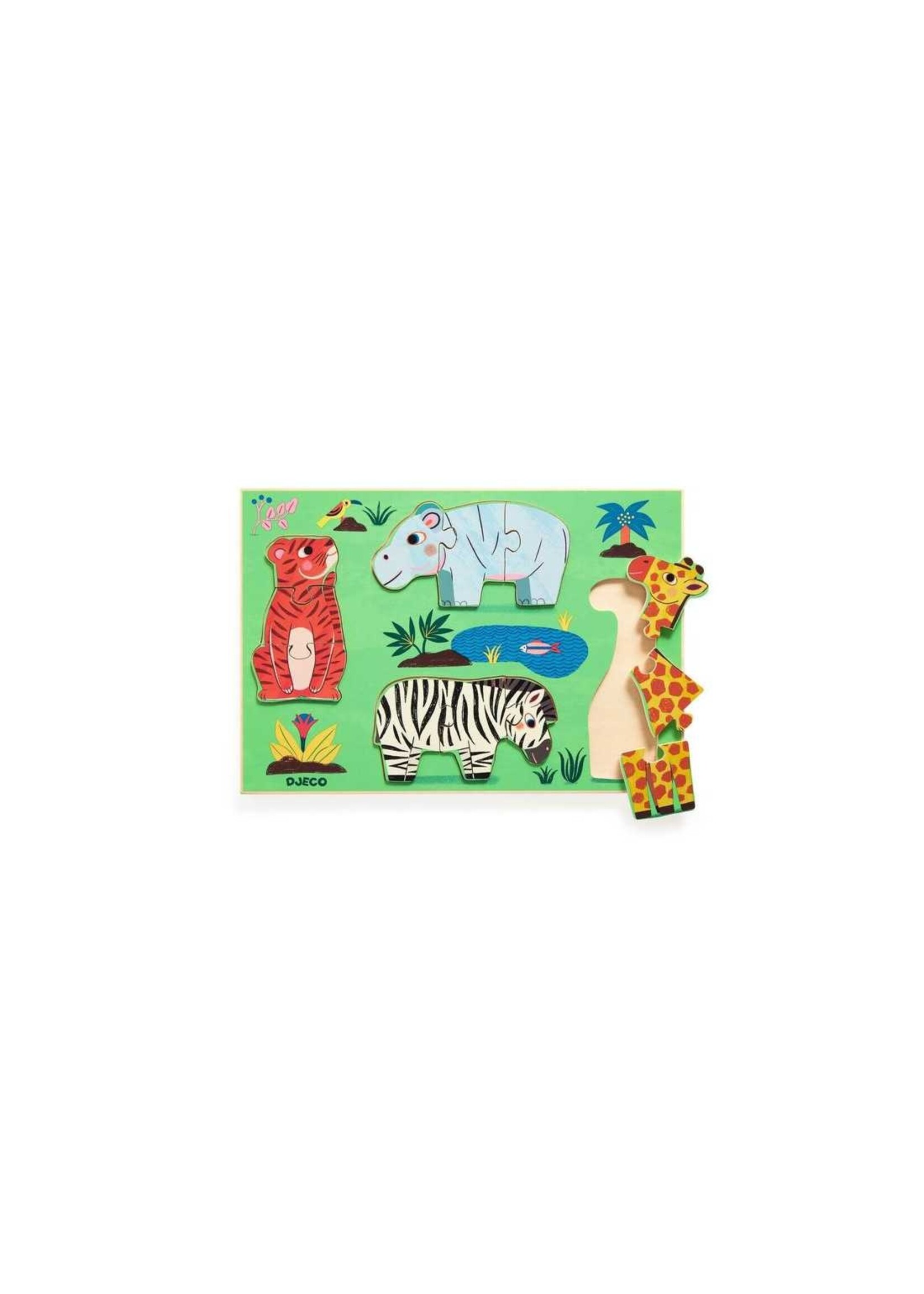 Djeco Djeco Puzzel Coucou Tigre