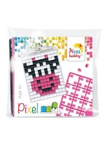 Pixel Pixelhobby medaillion sleutelhanger Langende koe