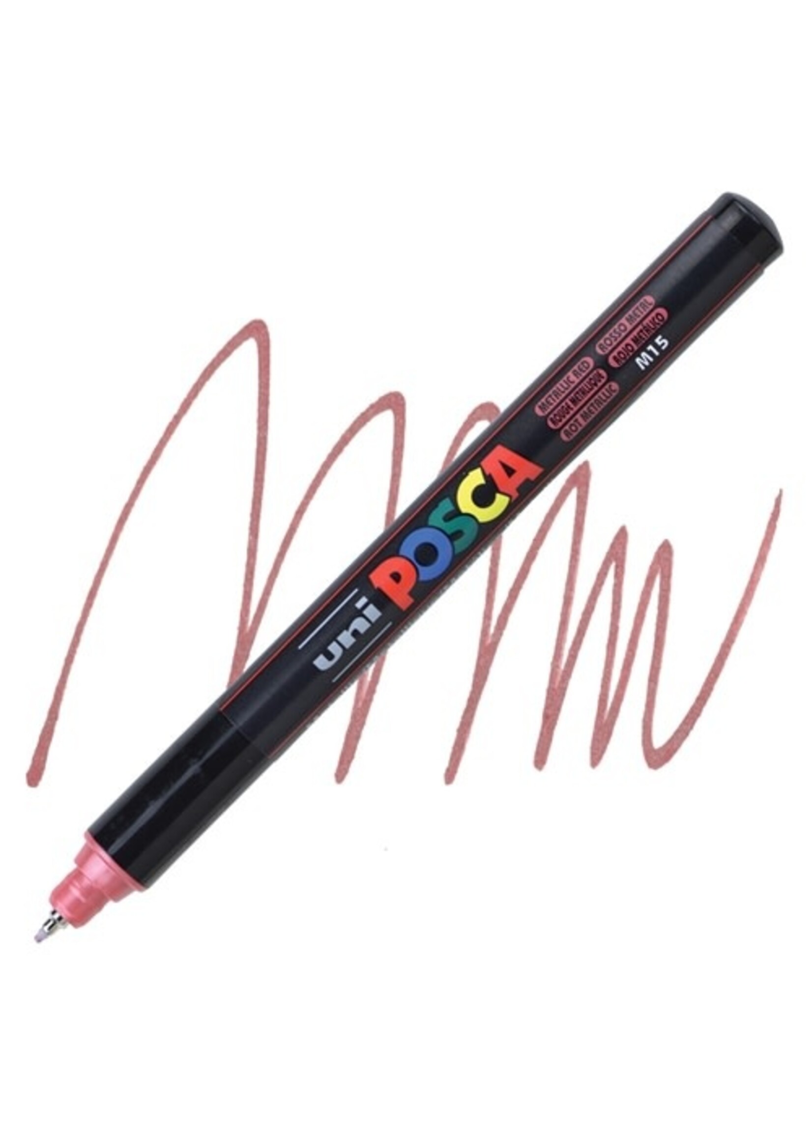 Posca Uni Posca Verfmarker 1MR Metallic Rood