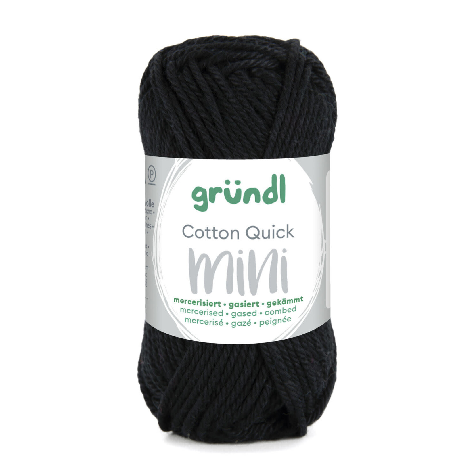 Grundl Grundl Cotton Quick Mini zwart (15 gram)