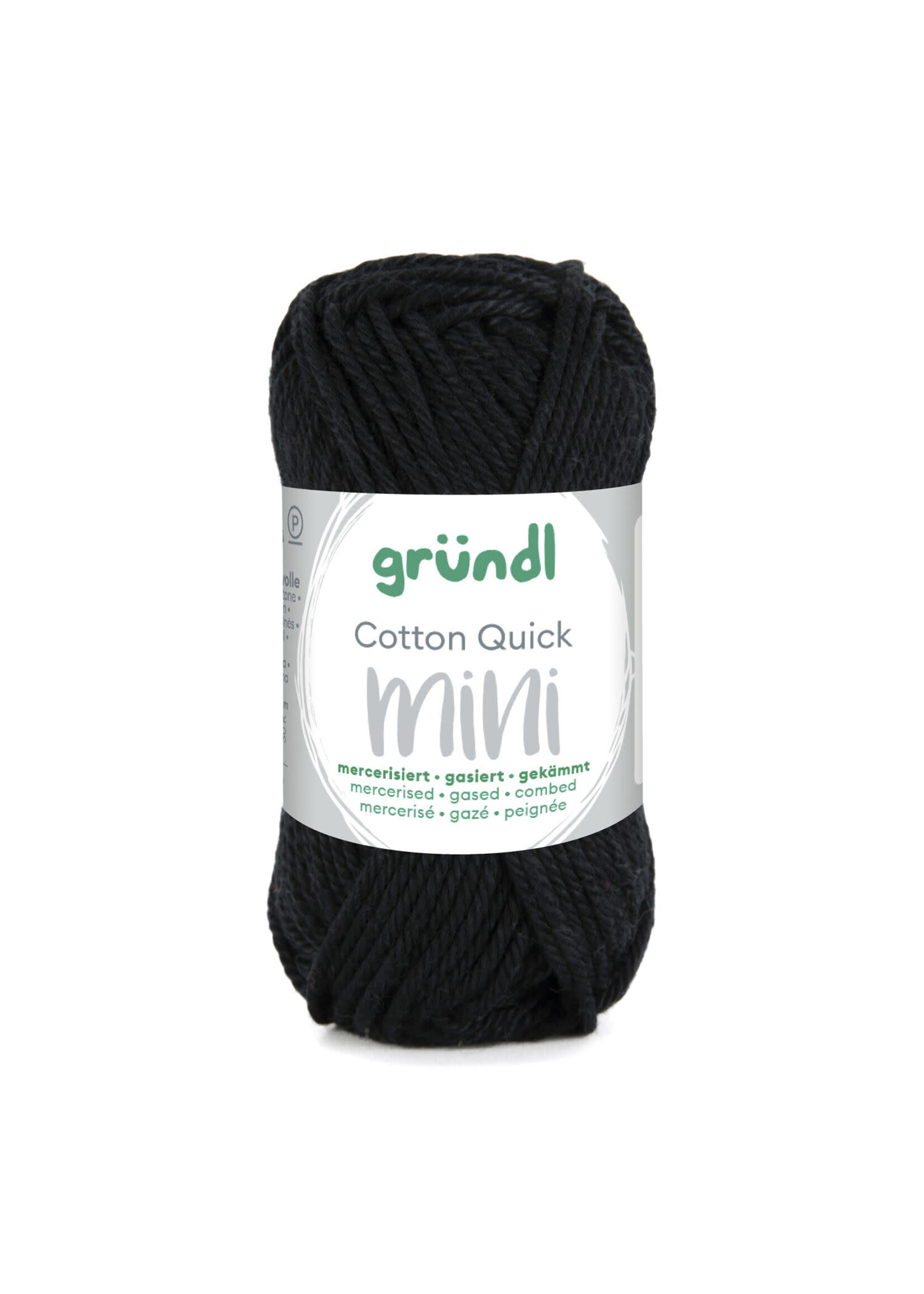 Grundl Grundl Cotton Quick Mini zwart (15 gram)